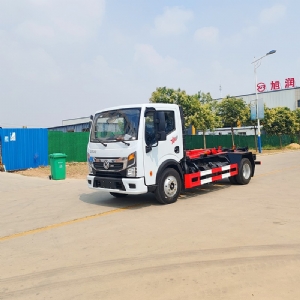 自裝自卸勾臂垃圾車